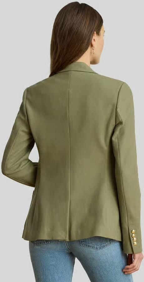 Lauren Ralph Lauren regular fit korte blazer met logostitching model 'ANFISA' - Foto 3