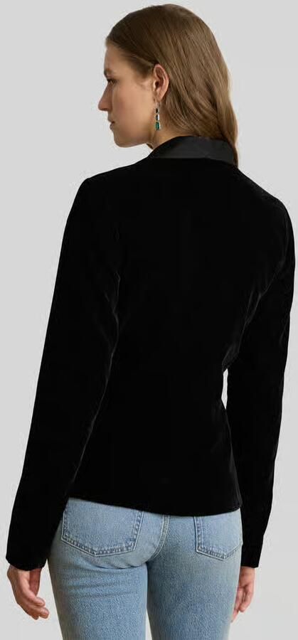 Lauren Ralph Lauren Regular fit korte blazer met sjaalkraag - Foto 2