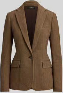 Lauren Ralph Lauren regular fit korte blazer van katoenmix