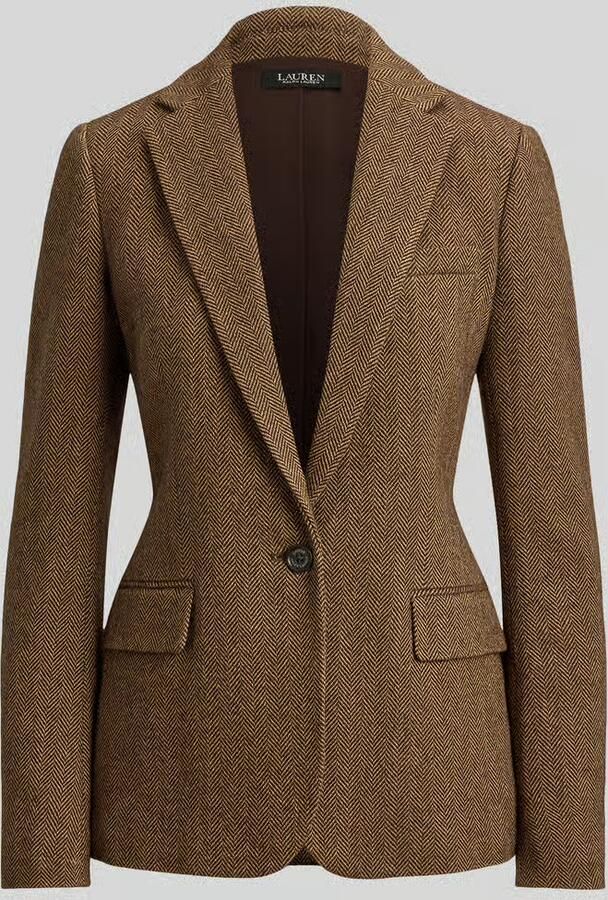 Lauren Ralph Lauren regular fit korte blazer van katoenmix - Foto 2