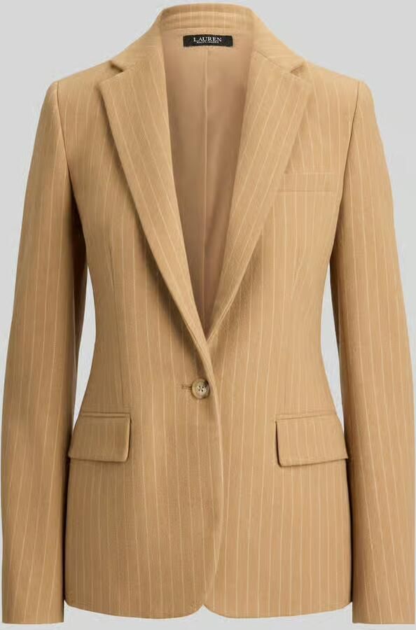 Lauren Ralph Lauren Regular fit korte blazer van wolmix met borstzak