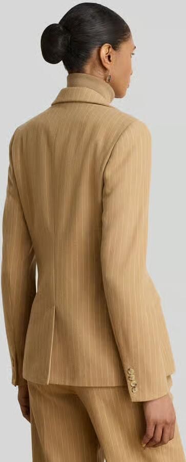 Lauren Ralph Lauren Regular fit korte blazer van wolmix met borstzak - Foto 3
