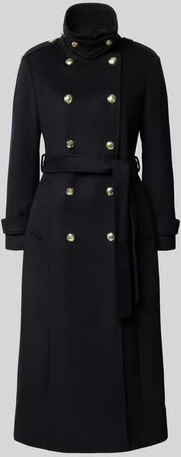 Lauren Ralph Lauren Regular fit lange jas met wol