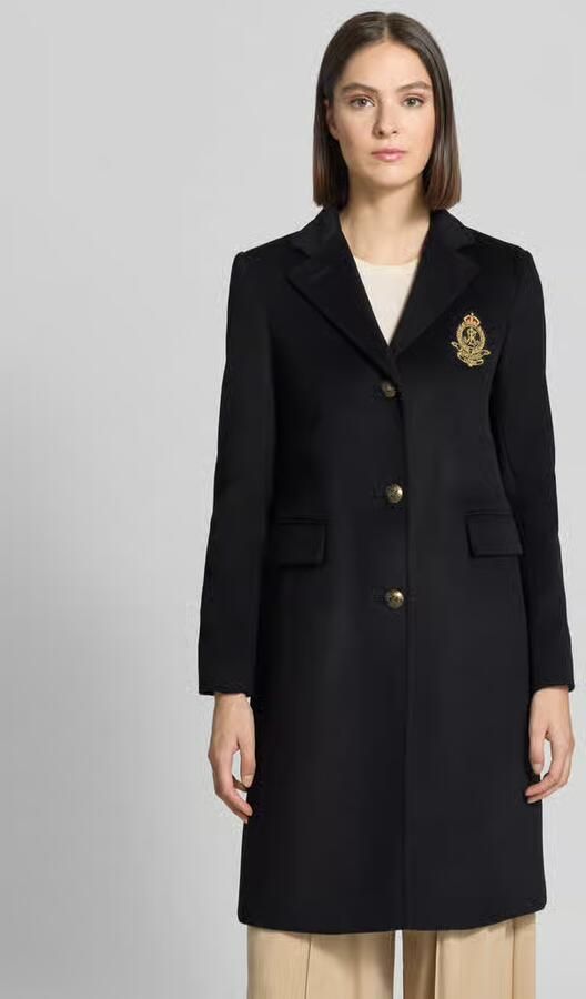 Lauren Ralph Lauren Regular fit lange jas van mix van wol en kasjmier - Foto 2