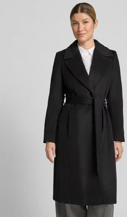 Lauren Ralph Lauren Regular fit lange jas van wolmix met wol en kasjmier - Foto 2