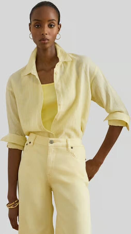 Lauren Ralph Lauren regular fit linnen blouse - Foto 2