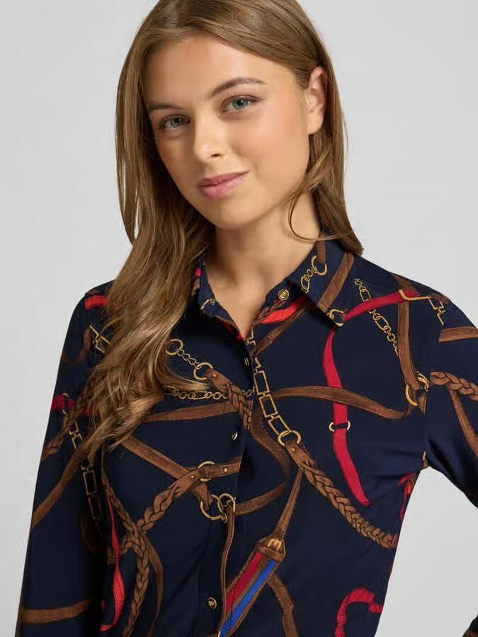 Lauren Ralph Lauren Regular fit overhemdblouse in all-over look model 'DAQUANE' - Foto 2