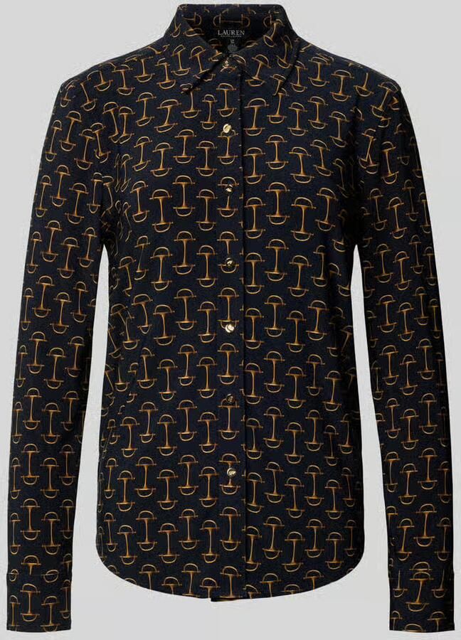 Lauren Ralph Lauren Regular fit overhemdblouse in all-over print model 'DAQUANE'