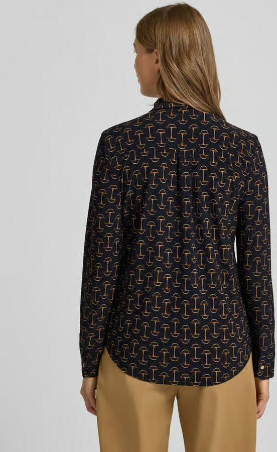Lauren Ralph Lauren Regular fit overhemdblouse met all-over print model 'DAQUANE'