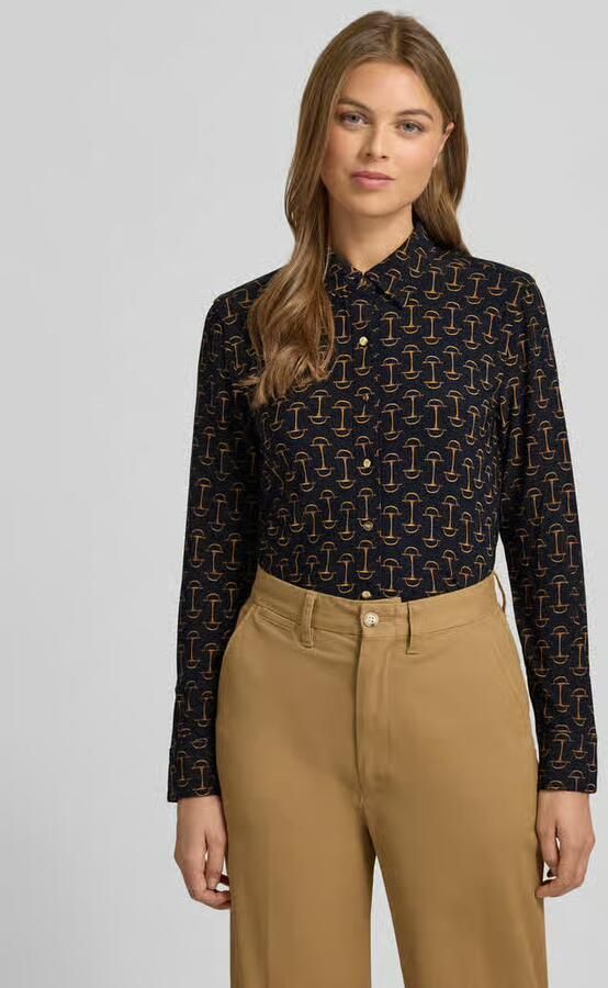 Lauren Ralph Lauren Regular fit overhemdblouse met all-over print model 'DAQUANE' - Foto 4
