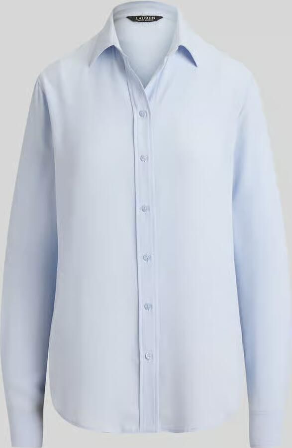 Lauren Ralph Lauren Regular Fit overhemdblouse met overhemdkraag