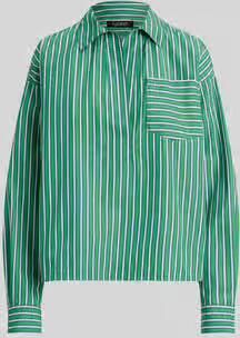 Lauren Ralph Lauren Regular Fit overhemdblouse van puur katoen