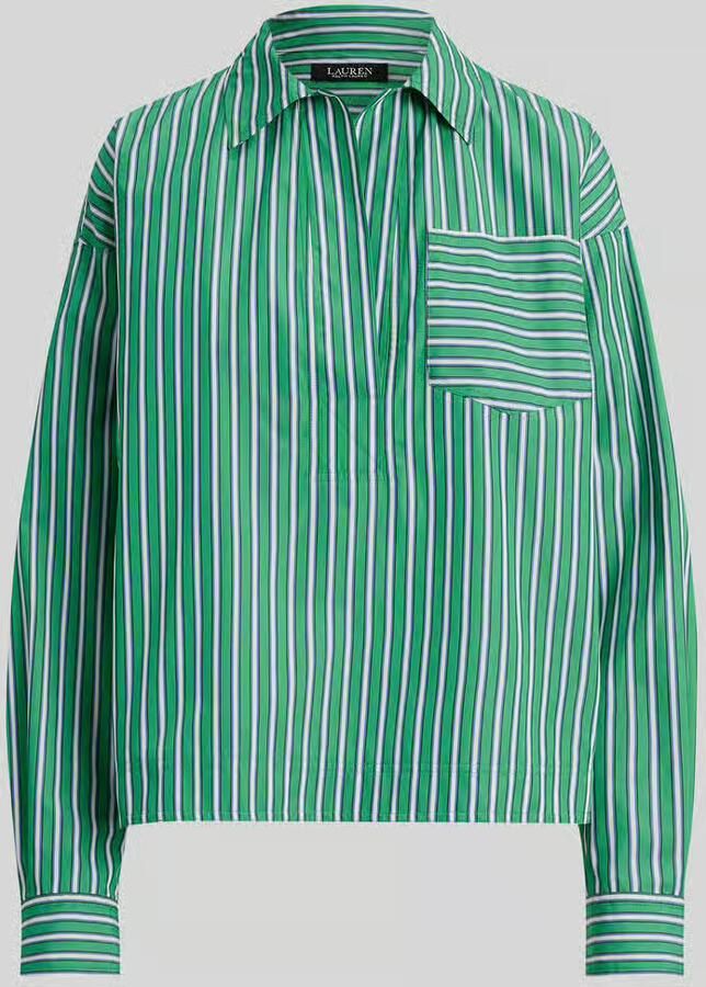 Lauren Ralph Lauren Regular fit overhemdblouse van puur katoen