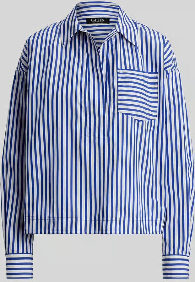 Lauren Ralph Lauren Regular fit overhemdblouse van puur katoen