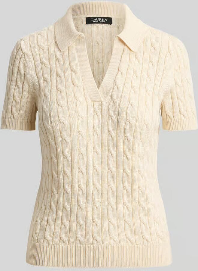 Lauren Ralph Lauren regular fit poloshirt van geweven katoenmix - Foto 2