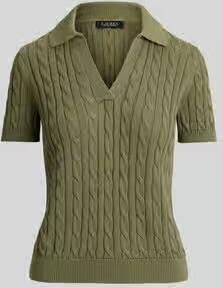 Lauren Ralph Lauren regular fit poloshirt van geweven katoenmix - Foto 2
