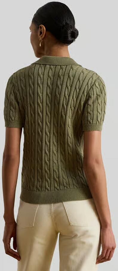 Lauren Ralph Lauren regular fit poloshirt van geweven katoenmix - Foto 4