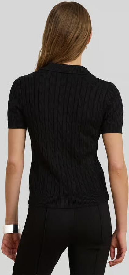 Lauren Ralph Lauren regular fit poloshirt van geweven katoenmix - Foto 3