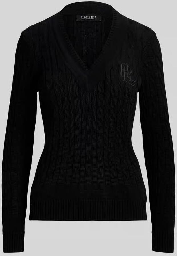 Lauren Ralph Lauren regular fit pullover van katoenmix met gestikt logo - Foto 2