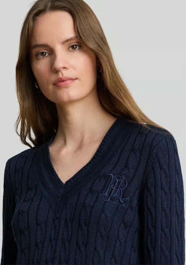 Lauren Ralph Lauren regular fit pullover van katoenmix met gestikt logo - Foto 2