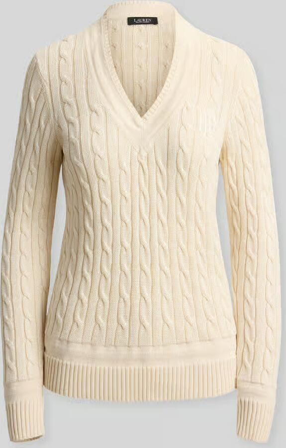 Lauren Ralph Lauren regular fit pullover van katoenmix met gestikt logo - Foto 2