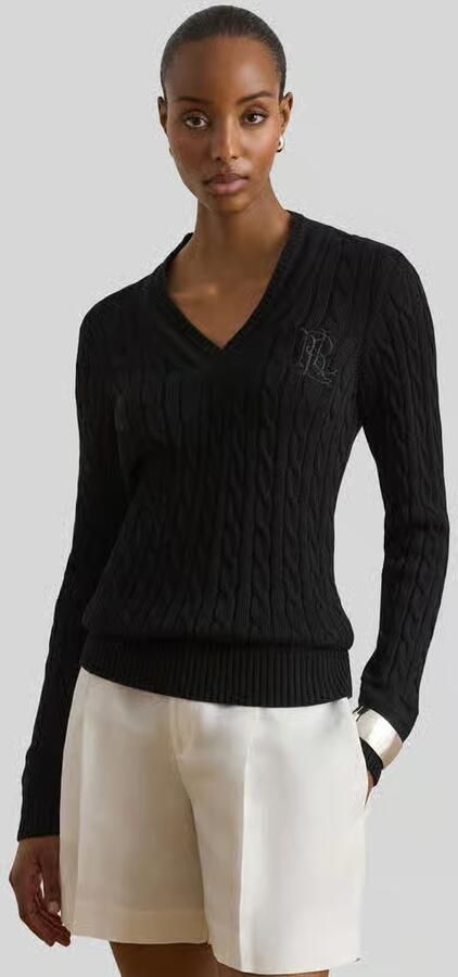 Lauren Ralph Lauren regular fit pullover van katoenmix met gestikt logo - Foto 4