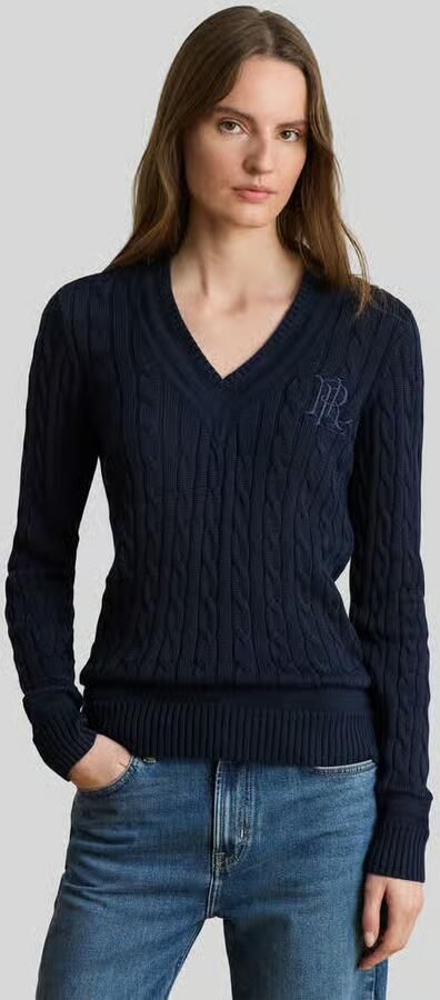 Lauren Ralph Lauren regular fit pullover van katoenmix met gestikt logo - Foto 3