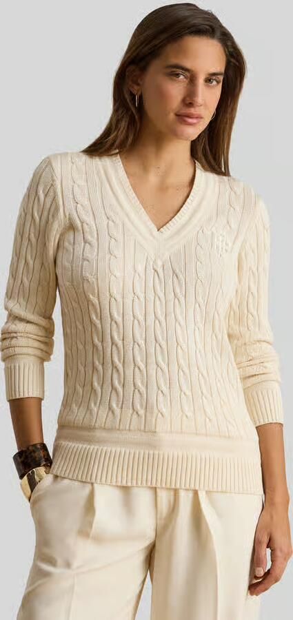 Lauren Ralph Lauren regular fit pullover van katoenmix met gestikt logo - Foto 2