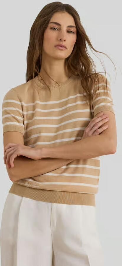 Lauren Ralph Lauren regular fit pullover van katoenmix met korte mouwen - Foto 3