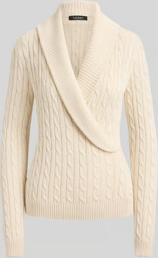 Lauren Ralph Lauren Regular fit pullover van mix van katoen en viscose