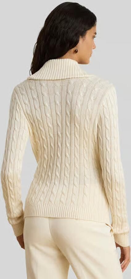 Lauren Ralph Lauren Regular fit pullover van mix van katoen en viscose - Foto 2