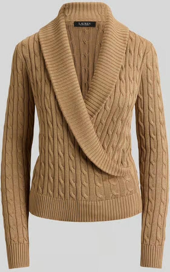 Lauren Ralph Lauren Regular fit pullover van mix van katoen en viscose