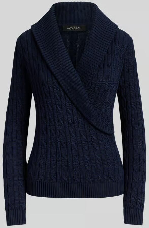 Lauren Ralph Lauren Regular fit pullover van mix van katoen en viscose