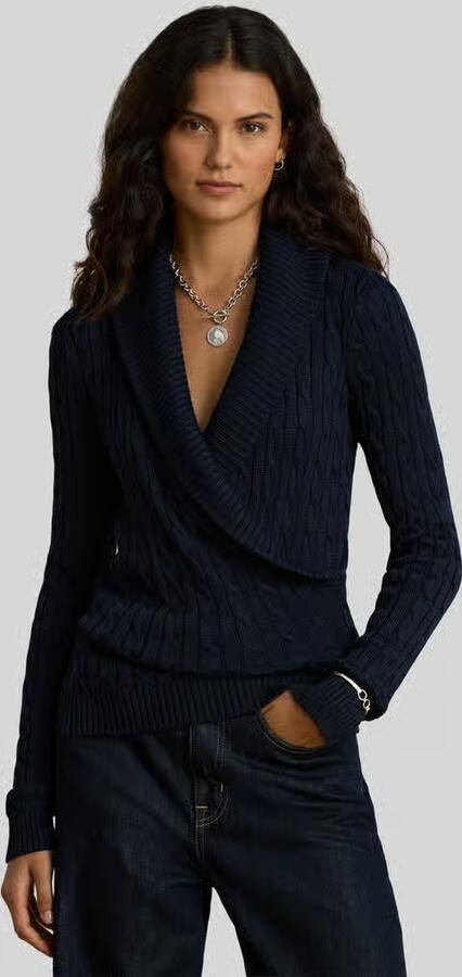 Lauren Ralph Lauren Regular fit pullover van mix van katoen en viscose - Foto 2