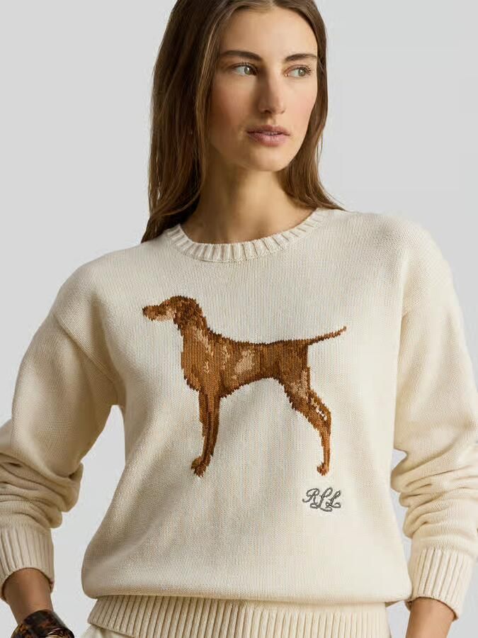 Lauren Ralph Lauren regular fit pullover van puur katoen