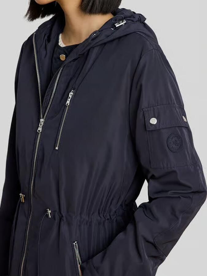 Lauren Ralph Lauren regular fit regenjack met mouwzak