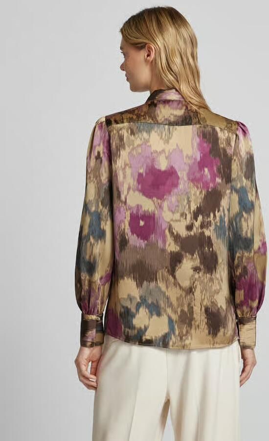 Lauren Ralph Lauren Regular fit strikblouse met strikdetail model 'KLARYCE' - Foto 3