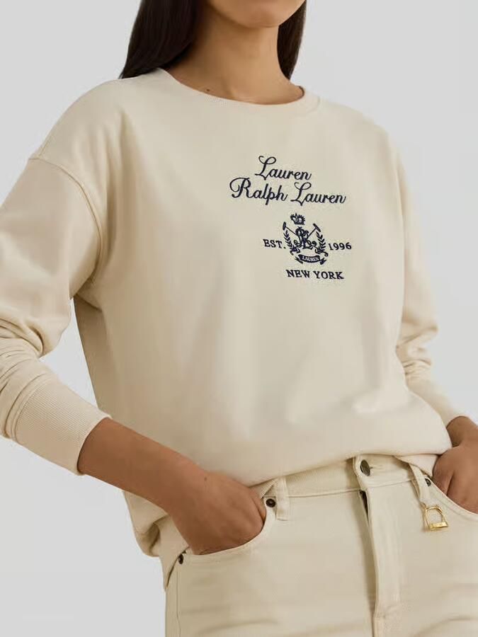 Lauren Ralph Lauren Regular fit sweatshirt van katoenmix - Foto 2