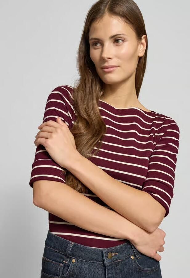 Lauren Ralph Lauren Regular fit T-shirt met 1 2-mouwen Model 'JUDY'