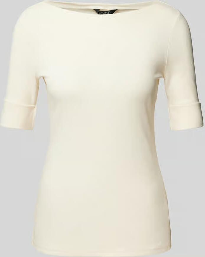 Lauren Ralph Lauren Regular fit T-shirt met boothals model 'JUDY' - Foto 4