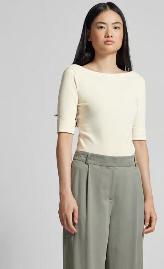 Lauren Ralph Lauren Regular fit T-shirt met boothals model 'JUDY' - Foto 5