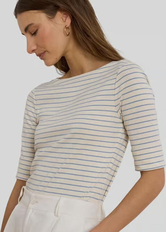 Lauren Ralph Lauren regular fit T-shirt van katoenmix