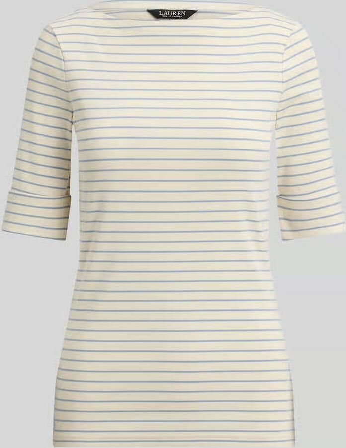 Lauren Ralph Lauren regular fit T-shirt van katoenmix - Foto 2