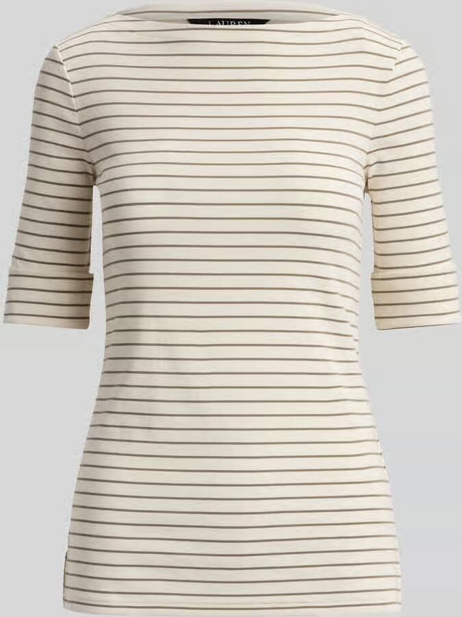 Lauren Ralph Lauren regular fit T-shirt van katoenmix - Foto 2