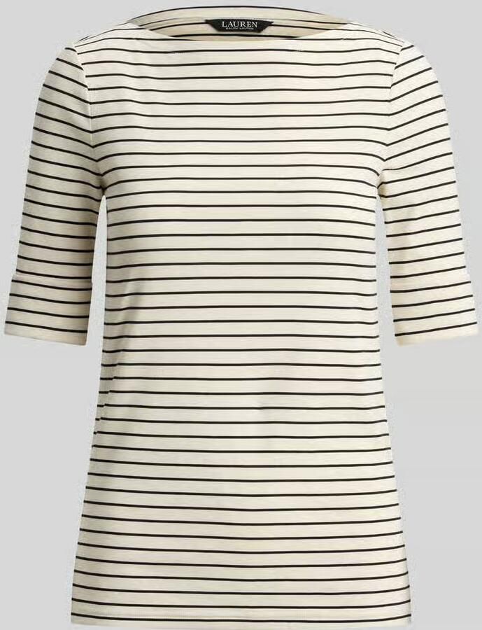 Lauren Ralph Lauren regular fit T-shirt van katoenmix - Foto 2