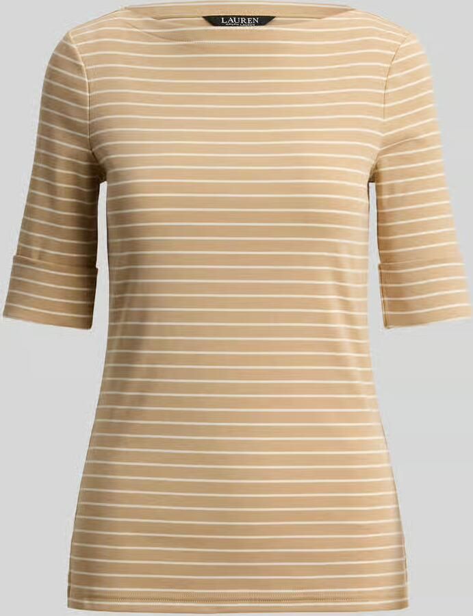 Lauren Ralph Lauren regular fit T-shirt van katoenmix - Foto 2