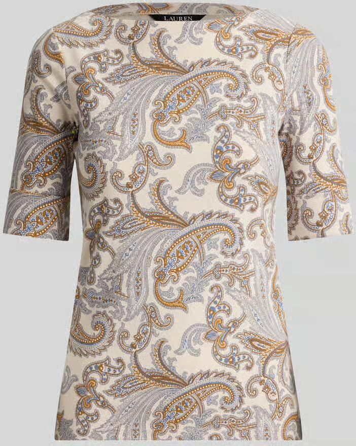 Lauren Ralph Lauren regular fit T-shirt van katoenmix - Foto 2