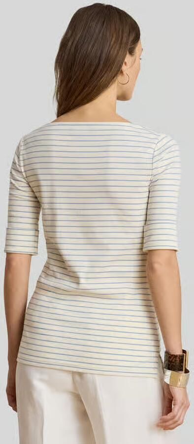 Lauren Ralph Lauren regular fit T-shirt van katoenmix - Foto 3
