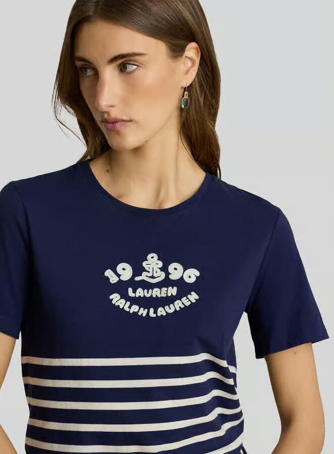 Lauren Ralph Lauren regular fit T-shirt van puur katoen