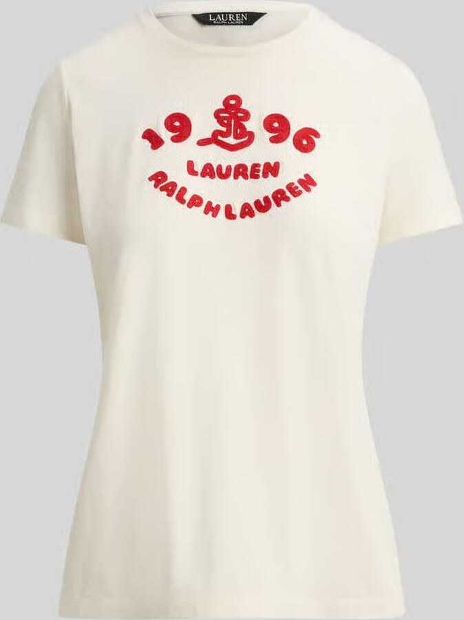 Lauren Ralph Lauren regular fit T-shirt van puur katoen - Foto 2